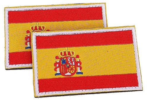 SHINEOFI 2stücke Nationalflaggen Patches Bestickte Applikationen Für Kleidung Selbstklebende Stoffflicken Für Jacken Hüte Und Taschen Für Reparaturen Und Bastelprojekte