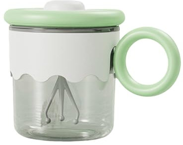 Self Stirring Coffee Mug 400ml Self Mixing Glass with Handle Easy Operations Electric Water Drinkware Kitchen Accessory
