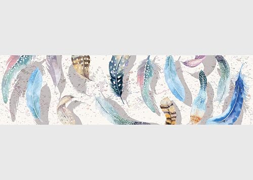 AGDesign Bordura Autoadesiva Acchiappasogni, AWB 8424 | Decorazione Impermeabile per Pareti, Mobili, Carte da Parati, Rivestimenti Murali e Porte, Pellicola | Larghezza 500 cm x Altezza 13,8 cm