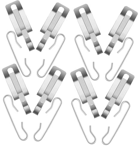 Veemoon 1Set Clip Termiche per Riscaldanti per Ganci e Distanziatori per Installazione e Manutenzione Grondaie e Condutture Robusti e Leggeri Adatti