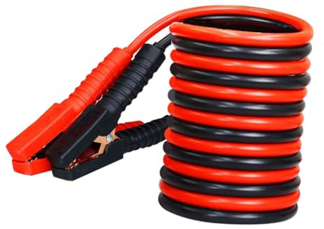 Cabilock Câble Démarrage Voiture Heavy Duty Booster Line Cuivre Pur Câble Urgence Flexible pour Suv Camion et Voiture pour Démarrage à Distance