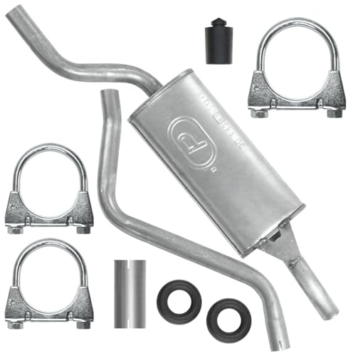 POLMOstrow Auspuff für VW Polo 2 II 86C 1984-1994 | Endtopf, Motoren: 1.0 - 1.3 - 1.3 D - 1.4 D | Fließheck, Kombi