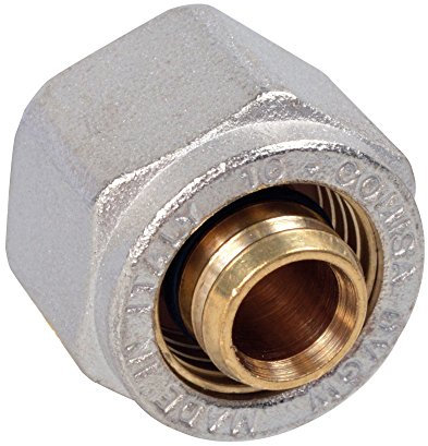 Verschraubung 1'IGx26x3mm Klemmringverschraubung Messing Metallverbundrohr
