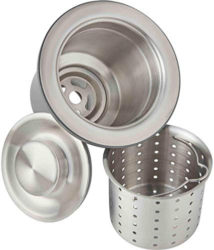 Elkay LKDD 3-1/2 Drain Fitting, Deep Strainer Basket