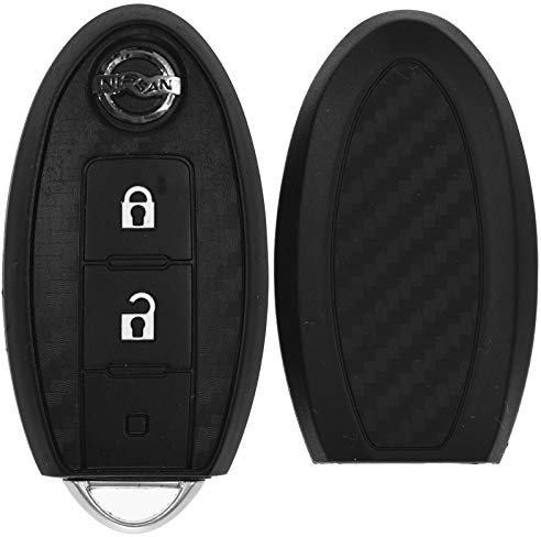 Carbon Soft Case Schutz Hülle Auto Keyless Schlüssel für Nissan Juke Micra Leaf X-Trail Qashqai Note Pulsar