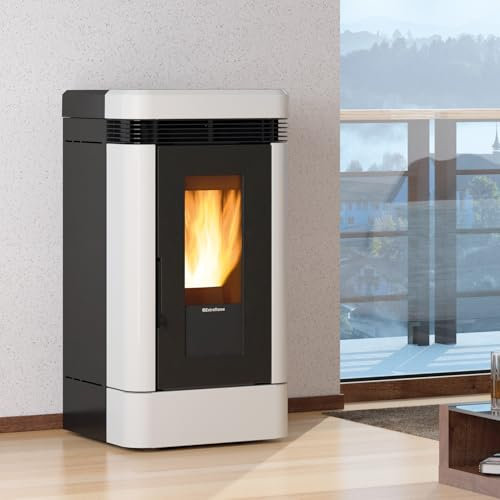 Extraflame 1283251 Lucia Plus Pelletofen Weiß/A+