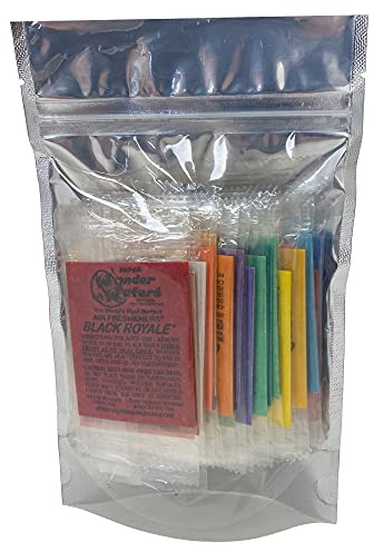 Wonder Wafers Car Air Freshener, Sample Pack, Resealable Vapor Barrier Bag, Includes All 24 Scents (24 Pack)