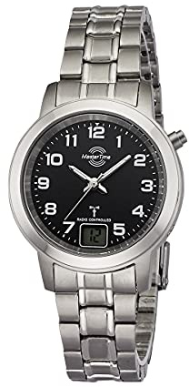 Master Time Funk Quarz Damen Uhr Analog-Digital mit Titan Armband MTLT-10758-22M