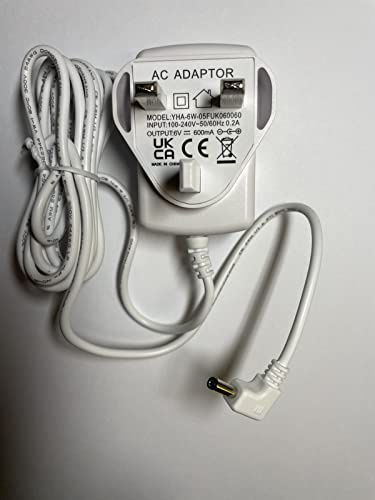 Replacement for DIXIETREE 6V Adaptor Charger for VTech Safe & Sound Video Baby Monitor VM2251