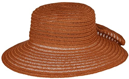Mayser Cilina Hut Flapper mit Schleife Made in EU Damen Frühling Sommer rost One Size