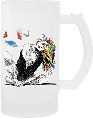 Kwantees Delirium The Sandman Vertigo Fumetti Boccale Da Birra In Vetro Bicchiere Per Bevande Ecologico