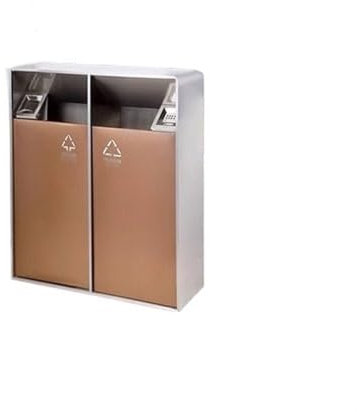 pattumiera da esterno con Dustbins Scatola for bucce d'ingresso for ascensore a barile verticale for estinzione di fumi nella lobby commerciale dell'hotel in acciaio inossidabile, bidoni della spazzat