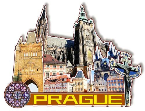 Orlaybar Prag Tschechischer dekorativer Magnet, 3D-Kühlschrank, Stadt, Reise, Souvenir, Touristengeschenke, handgefertigtes Handwerk, Kühlschrankmagnet, Heimdekoration -1178