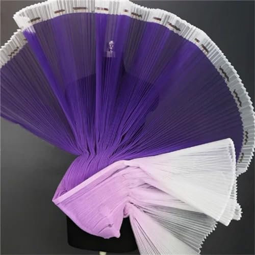 Akkordeon-Plissee-Stoff Mit Farbverlauf, Steifes Netzstoff-Design, DIY, Handgefertigt, Nähen, Designer-Bühnenhintergrundstoffe