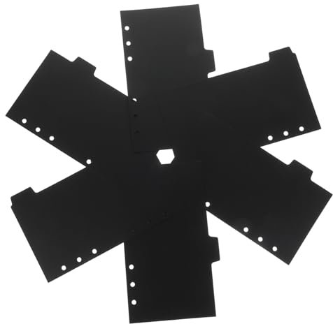 Gogogmee 6blätter Ordnerteiler Für Ringe Ordnerorganizer Aus Robustem Material Ordnerteilertaschen Für Dokumentenorganisation Ordner-teiler Für Themenunterteilung Ordnertrenner Für