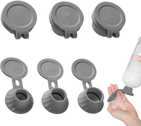 Upside Down Bottle Dispenser Cap - Stand Inverted Bottle Cap Bottle Emptying Lid - Versatile Bottle Lid Replacement Shower Gel Bottle Cap Cover for Shampoo Condiments