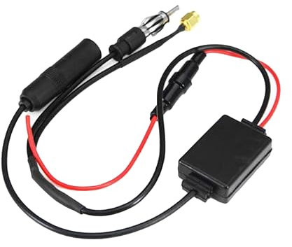 SHINEOFI Amplificador De Antena FM Antena Coche Dispositivo De Ganancia De Recepción