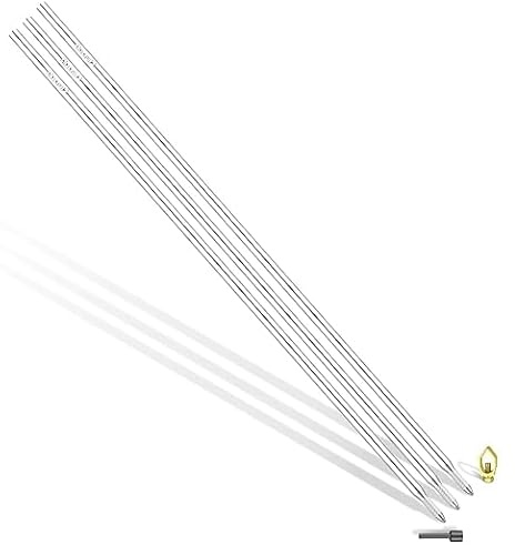 Nucraft Tiefenerder V4A Edelstahl Erder Erdung Staberder Blitzableiter Ø20mm mit Klemme SET 1M 3M 4M Zusammensetzung (SET 3M Ø20 3x1000mm)