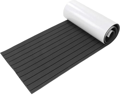 DSFIHJO Pavimentazione per Barche Self-Adhesive Foam Teak Decking Eva Boat Flooring Faux Sheet Accessories Marine Deck Mat 2400x550x5mm Adesivo(A5-2400x550x5mm)