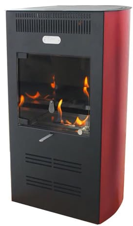 Stufa a Bioetanolo da Interno 3kW Ventilata Karlsen Elegance Bordeaux