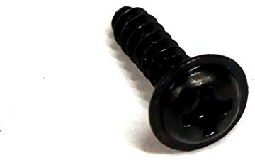 Linsenkopf Blech-/Holzschrauben, mit Bund und Spitze und PH Kreuzschlitz, Abmessung: 3 x 10 mm, VE=100 Stück, Kopfdurchmesser = 6,95mm, Werksoff: Stahl schwarz