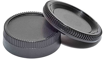 Kood Body Cap & Camera Rear Len Cover for Nikon F/AI Mount DSLR Fit D7500，D750, D700, D810,D800, D800E, D610, D600, D40, D50,D5，D500, D60, D70, D70S, D80, D40X, D90, D3400