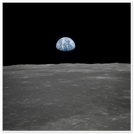 Posterlounge Apollo 11 Aufgang der Erde über dem Mond, Juli 1969 Poster