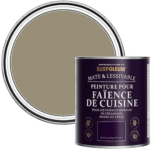 Rust-Oleum abwaschbare Küchenfliesenlack in braun mit Matt Finish - Kaffee Deluxe 750ML