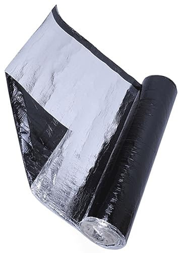 Schuppen Dachpappe Selbstklebend, Gartenhäuser Dachabdichtung Bitumen, Selbstklebende Dachfolie Dachbahn, Dachfolie Aluminium Selbstklebende Folie, für Schuppen, Carports und Mehr (Size : 0.5x1m)