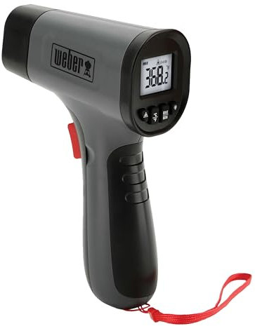 Weber Griddle Infrared Thermometer, Black, Wireless Digital Meat Thermometer for Grilling