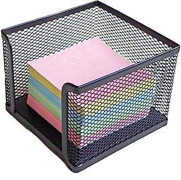 EXCEART Metall Memohalter Selbstklebender Notizspender Notizhalter Schreibtisch-notizhalter Für Standard-memos Und Haftnotizen Robust Und Kratzfest