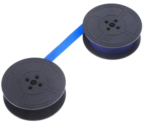 HONMEET Blaues Nylon Schreibmaschinen Farbband mit Anti Verschleiß und Farbtonbeständigkeit Praktisches Tintenband für Schreibmaschinen im Büro und Zuhause