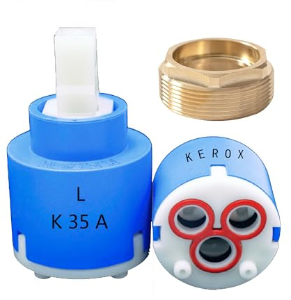 KEROX K35A Faucet Cartridge,Compatible with La Torre, Gerber, Danze & Moen | KEROX K35A Replacement Cartridge Single Lever Shower Tub Repair, Tub Faucet Cartridges