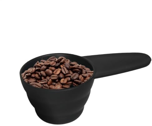 Cuillère à mesurer pour café, cuillère à mesurer pour grains de café de qualité alimentaire, cuillère à mesurer en acier inoxydable, cuillère à mesurer pour café sculpté, 1 cuillère à soupe