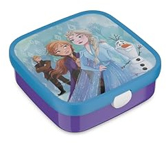 Mepal - Große Lunchbox Campus – Lunchbox bento für Kinder – enthält 2 wasserdichte Boxen & eine Gabel – Bento-mikrowellengeeignet – 2 x 200 + 1250 ml – Frozen 2