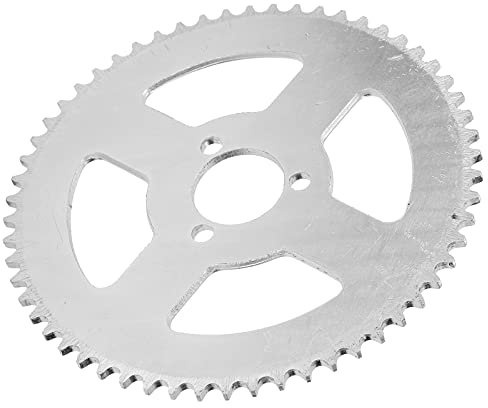 T8F 58T Weiß Stahl Kettenrad 3 Loch Kurbelgarnitur 29mm 47/49cc Mini Motorrad ATV Kart