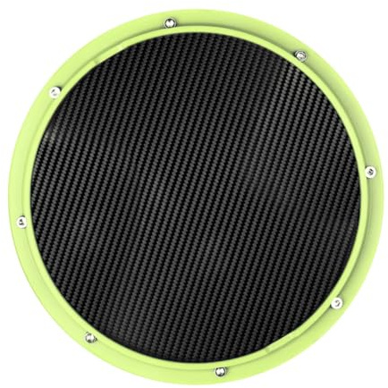TOYANDONA Schlagzeug Übungspad aus Kohlefaser Drum Pad mit Integriertem Metronom für Anfänger und Fortgeschrittene zum Üben der Schlagzeug-grundlagen