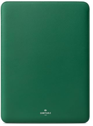 Comfyable Laptop Sleeve 14 Inch Precisely Compatible with MacBook Pro 14-inch M5 Pro/Max 2026 M4 M3 M2 Pro/Max M1 2021, Genuine Leather Protective Case Cover 14in