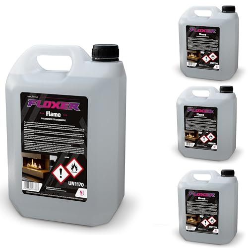 Bioethanol 99,9% - Premium Qualität für Bioethanolkamin, Ethanol Tischkamin - Ethanolkamine - für Alkohol-Kamine, Tischfeuer, Alkoholbrenner, Terrassenfeuer (20L)