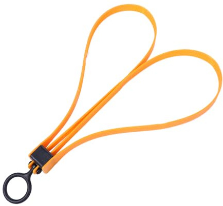 Strapazierfähige Kabelbinder, wiederverwendbare Nylongurte, Handschellen-Deko-Krawatte für Outdoor-Sportausrüstung und DIY-Bündelung (Orange)
