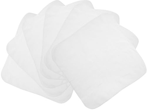 Toyvian Paños de Muselina de Algodón para Cocinar 6 Piezas Reutilizables Tela Filtrante para Queso Tofu y Jugos, Estopilla Fina sin Blanquear Apta Contacto Alimenticio Uso en Cocina