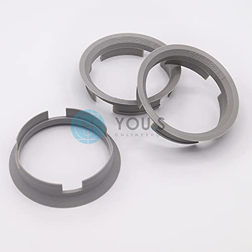 3 x ZENTRIERRINGE DISTANZRING für ALUFELGEN Z02D 63,4-59.1 mm Brock, Keskin, Tuning, Motec, Oxigin, RC, Tomason, Wheelworld, Advanti