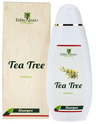 Shampoo Naturale Tea Tree Erbecedario, Coadiuvante Per La Prevenzione Dei Pidocchi, Per Prurito Cuoio Capelluto, 1 Flacone Da 250 ml