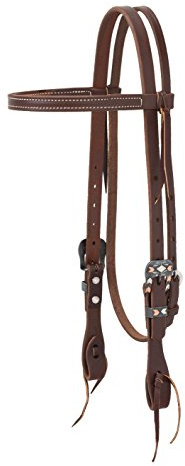 Weaver Leather Working Tack Chevron Designer Hardware, schmales Stirnband, Modell: 10-0611