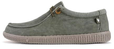 WALK IN PITAS | WP150 WALLABI Washed | Mocasines de Hombre | Náuticos Casual | Zapatillas de Verano | Zapatos Casuales | Zapatos Walkinpitas | Kaki 43