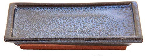 Bonsai - Untersetzer eckig 14,5 x 9,5 cm, blau 53357