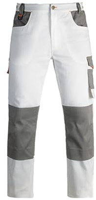 KAPRIOL TR Paint Industry Trousers White XL Unisex-Adulto