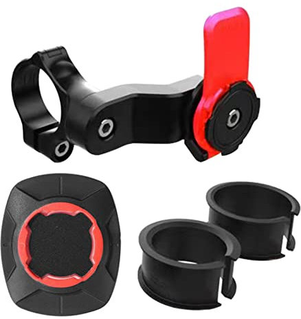 Kisbeibi Support de téléphone portable pour vélo, amortisseur de vibrations pour moto, guidon, universel, pour smartphone de 4,7 à 7,2 