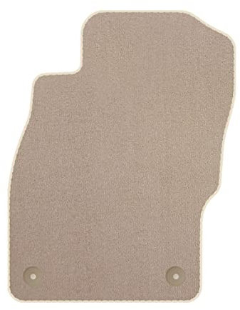 Premium Velourmatte für Opel Adam Bj. 2013 – 2019 PREM BEIGE LP runde Befestigungen Veloursfussmatte Automatte Passform Neu