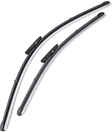 NINAI Car Front Windshield Wiper Blades for Renault Megane 2 2006-2008, Windscreen Wiper Blades Wiper Arm Brushes Cutter Window Wiper Wipers Accessories